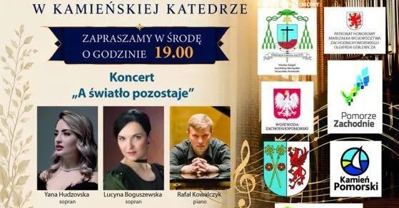 Zapraszamy 19 sierpnia 2026 roku do Konkatedra św. Jana Chrzciciela w Kamieniu Pomorskim, Kamień Pomorski, Plac Katedralny.